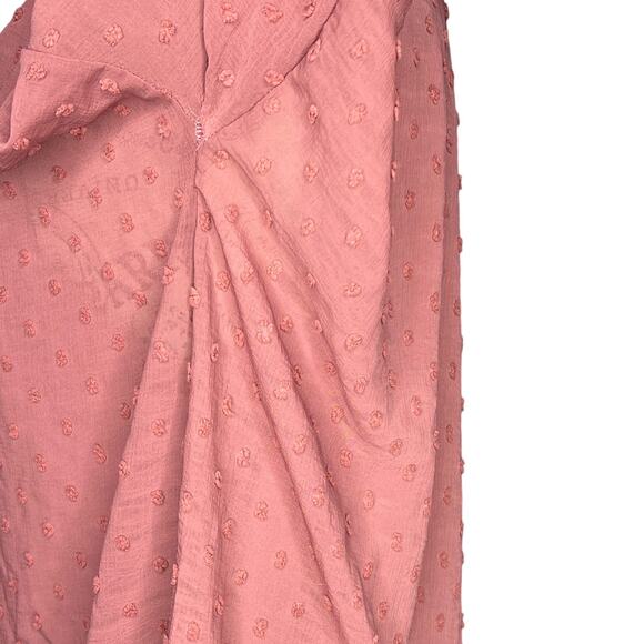 Beacon Apparel SMALL Shiloh Clipdot Blouse - Stitch Fix Embroider Dot Tab Sleeve - Picture 5 of 12